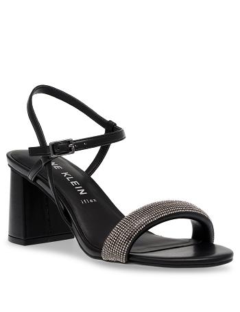 Anne Klein Adaline Dress Sandals Black | AUCIF69043