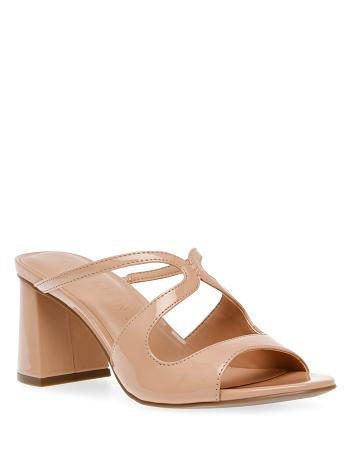 Anne Klein Aida Dress Sandal Heels Beige | AUQCS17844