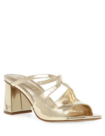 Anne Klein Aida Dress Sandal Heels Gold | MAUFT46622