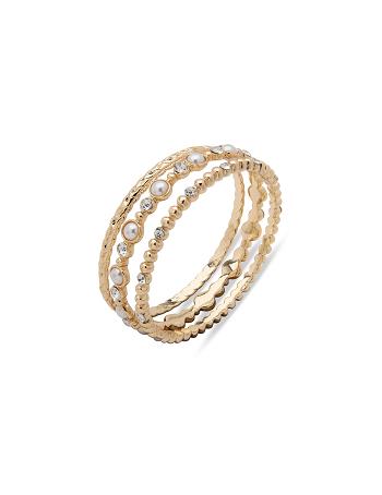 Anne Klein Bracelet Bangle Set in Gift Box Bracelet Gold | AUEGJ23395