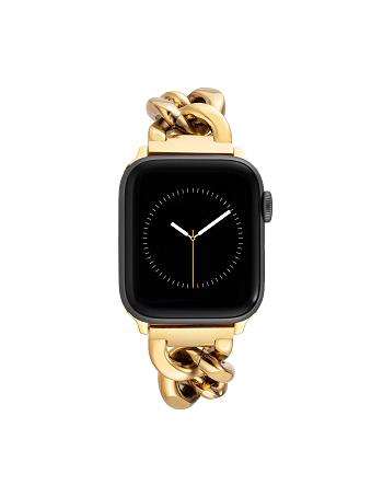 Anne Klein Chain Link Bracelet Band Apple Watch Accessories Gold | AUNEJ82917