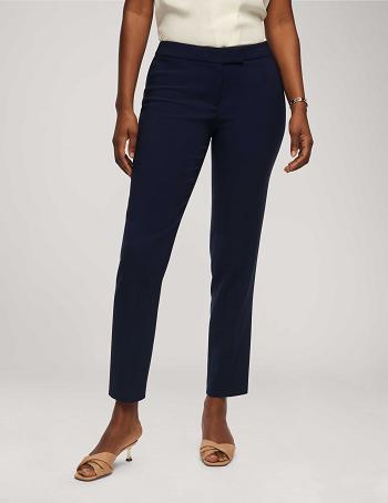 Anne Klein Contour Stretch Bowie Pant Bottoms Blue | AUNZX34836