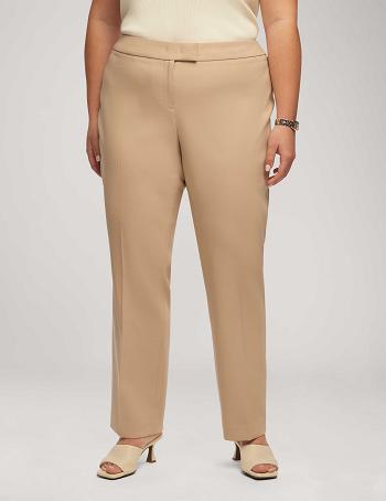 Anne Klein Contour Stretch Bowie Pant Plus Size Beige | TAUWZ61839