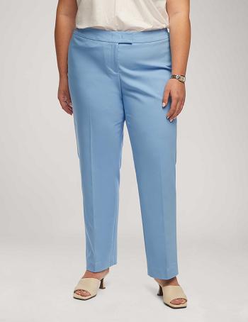 Anne Klein Cotton Double Weave Bowie Pant Plus Size Blue | ZAUNQ95136