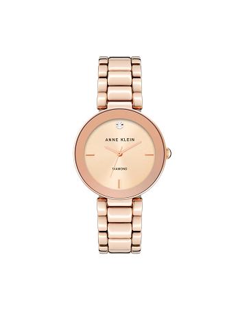 Anne Klein Diamond Dial Bracelet Watch Best Sellers Rose / Gold | SAUNY31641