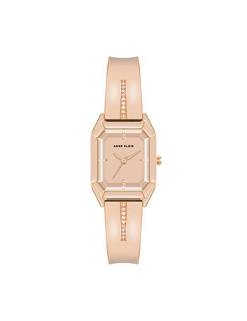 Anne Klein Elegant Bangle Bracelet Watch Metals Pink / Rose / Gold | TAUPQ46615