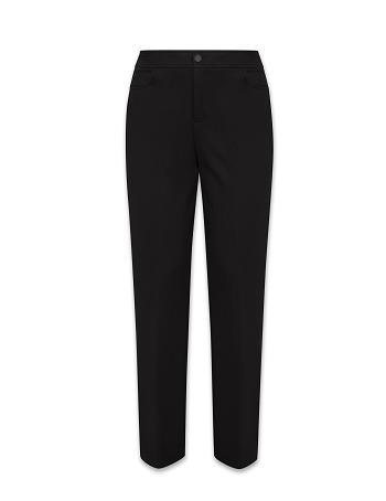 Anne Klein Flare Leg Compression Pant Plus Size Black | TAUPQ55071