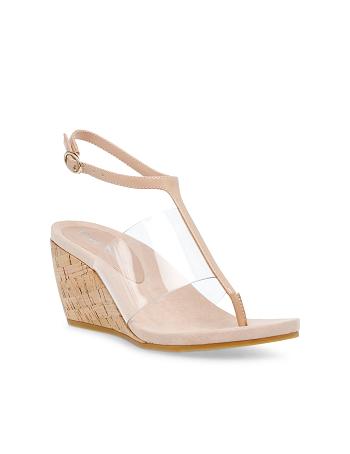 Anne Klein Ivana Wedges Beige | AAUDF37445