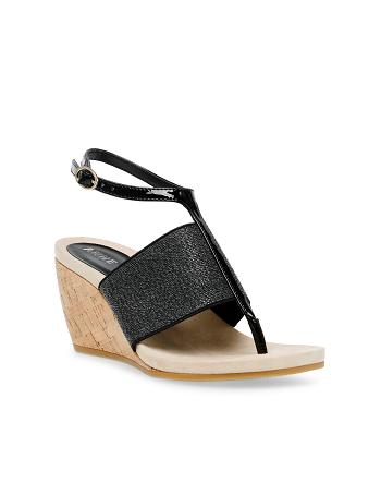 Anne Klein Ivana Wedges Black | AUJBT65861