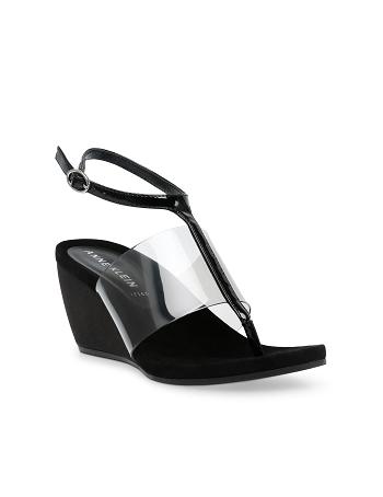 Anne Klein Ivana Wedges Black | LAUSX40056