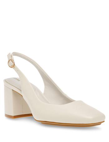 Anne Klein Lizette Sling Back Pump Heels White | BAUSD75845