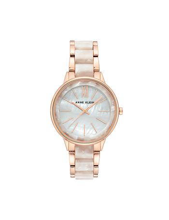 Anne Klein Marbleized Resin Bracelet Watch Best Sellers White | PAUER12640