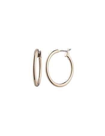 Anne Klein Medium Gold-Tone Hoop Pierced Earrings Gold | GAUEC89912