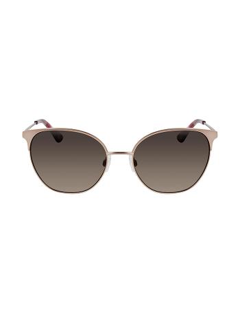 Anne Klein Metal Round Sunglasses Average Size Rose / Gold | AUJKU64777