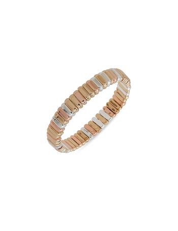 Anne Klein Mixed Metal Stretch Bracelet Multicolor / Gold | QAUUV50193