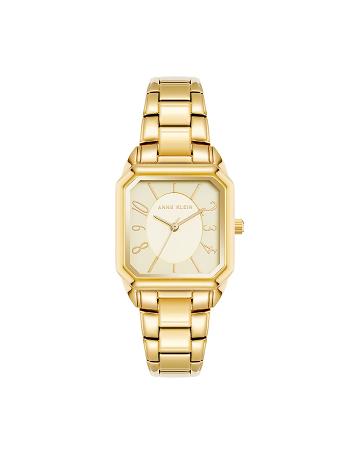 Anne Klein Modern Square Case Watch Metals Gold | DAUVO63633