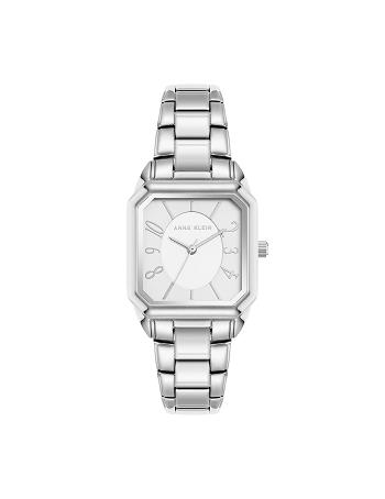 Anne Klein Modern Square Case Watch Metals Silver | PAUQX34795