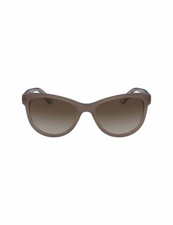 Anne Klein Modern Sunglasses Cat-Eye Grey Brown | XAUBH12988