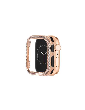 Anne Klein Premium Crystals Protective Case Cover for Apple Watch® Best Sellers Rose / Gold | AUJVR75257