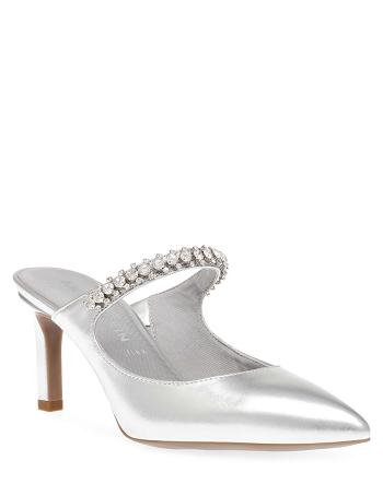 Anne Klein Rhiannon Dress Pump Heels Silver | MAUFT78567