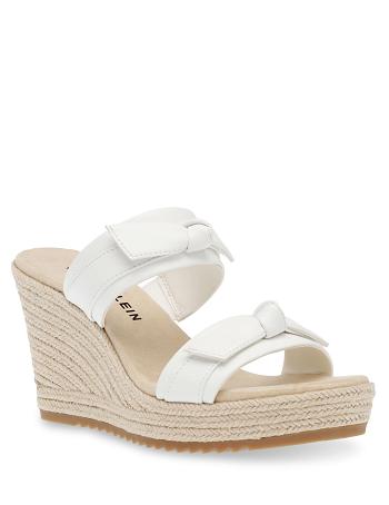 Anne Klein Wiona Wedges White | MAUFT51265