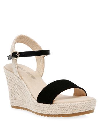 Anne Klein Wylie Wedge Best Sellers Black | AAUDF19280