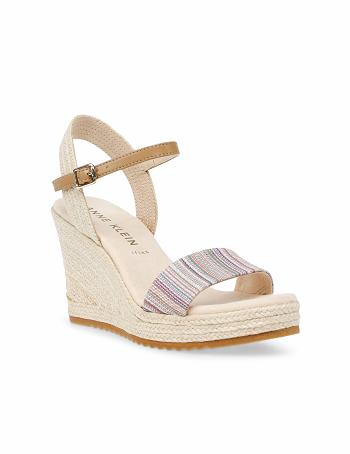 Anne Klein Wylie Wedges Beige | AUQAV38073