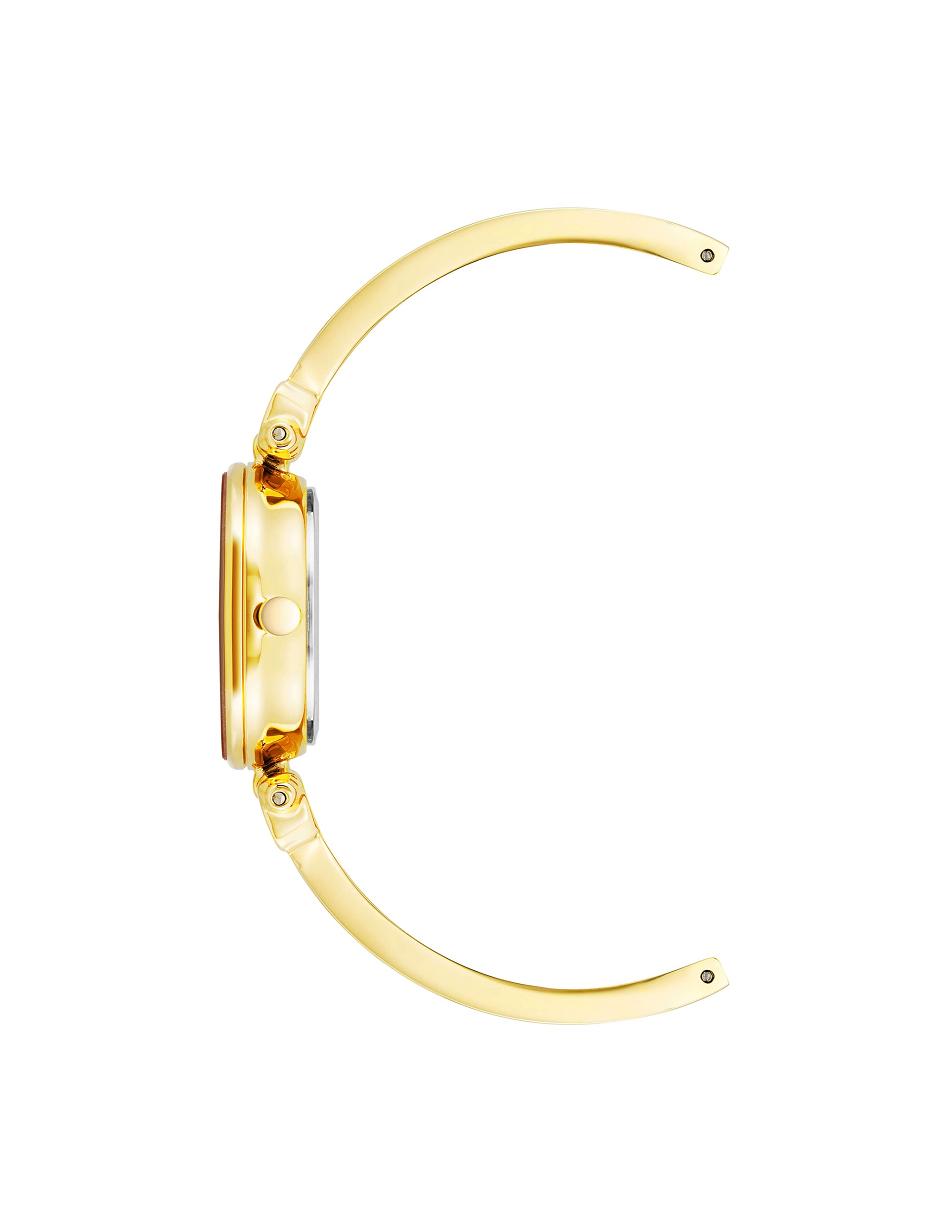 Anne Klein Accent Bangle Watch Diamond Red / Gold | AUQAV78894