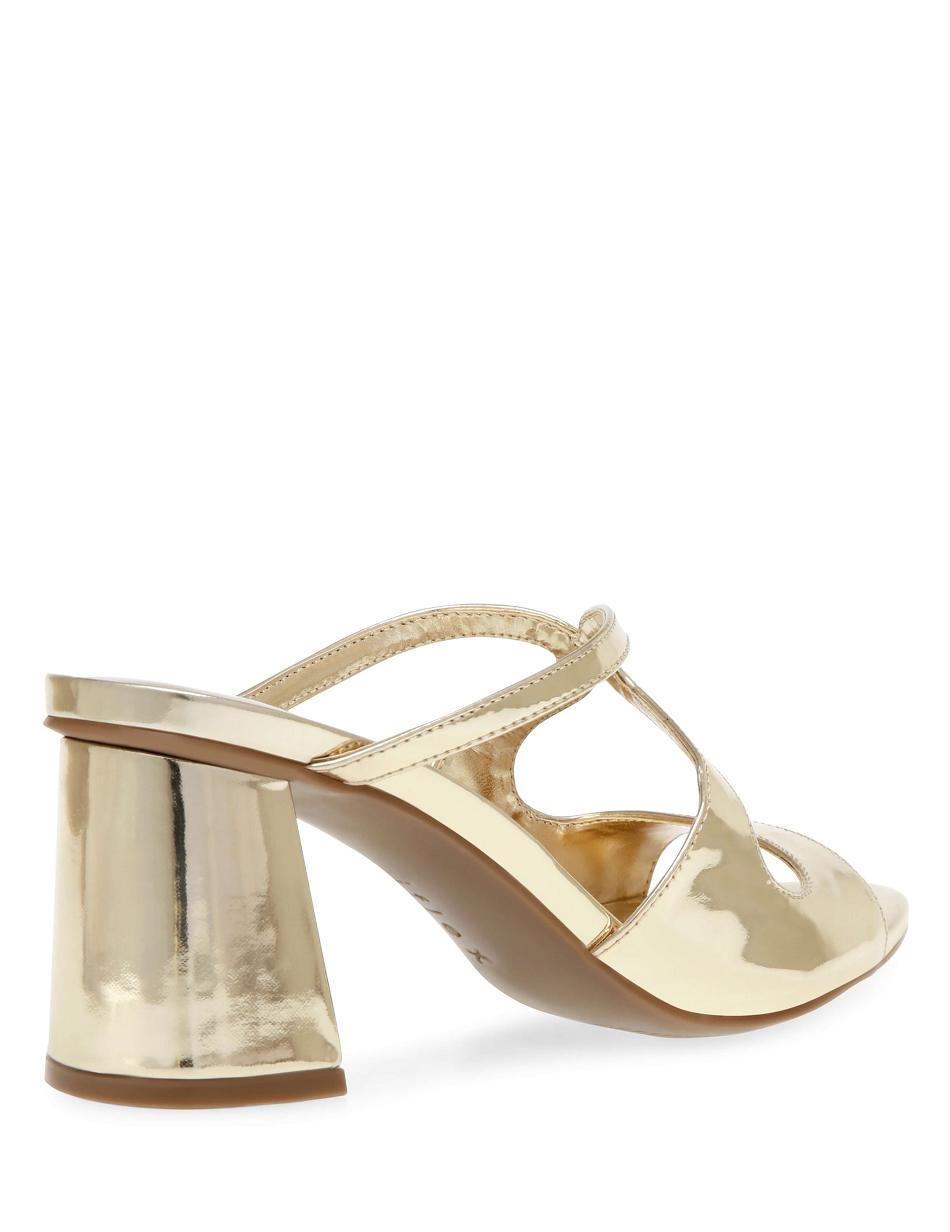 Anne Klein Aida Dress Sandal Heels Gold | MAUFT46622