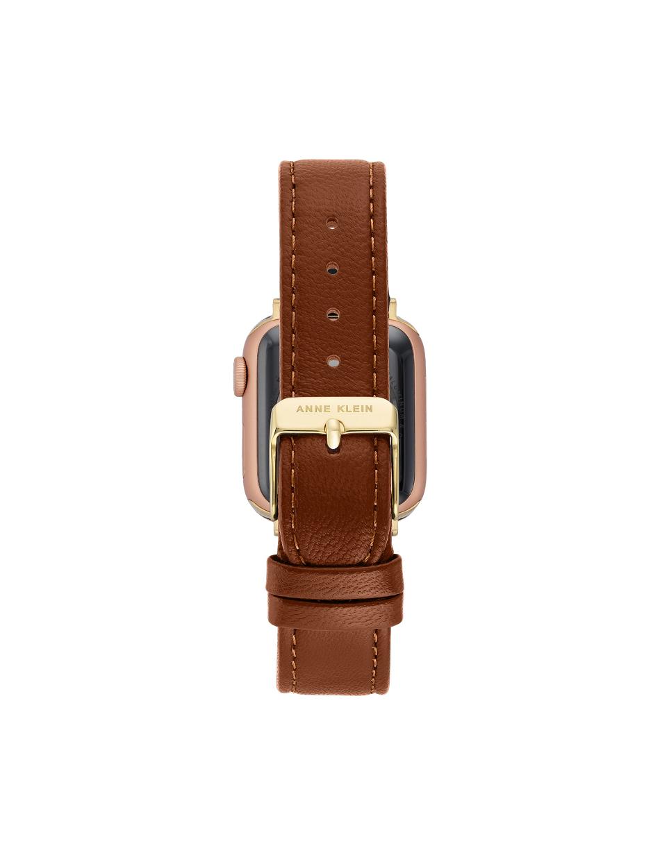 Anne Klein Band for Apple Watch® Leather Black / brown | XAUGW77971