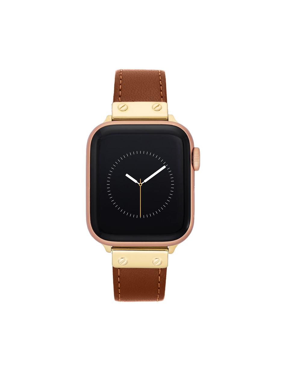 Anne Klein Band for Apple Watch® Leather Black / brown | XAUGW77971