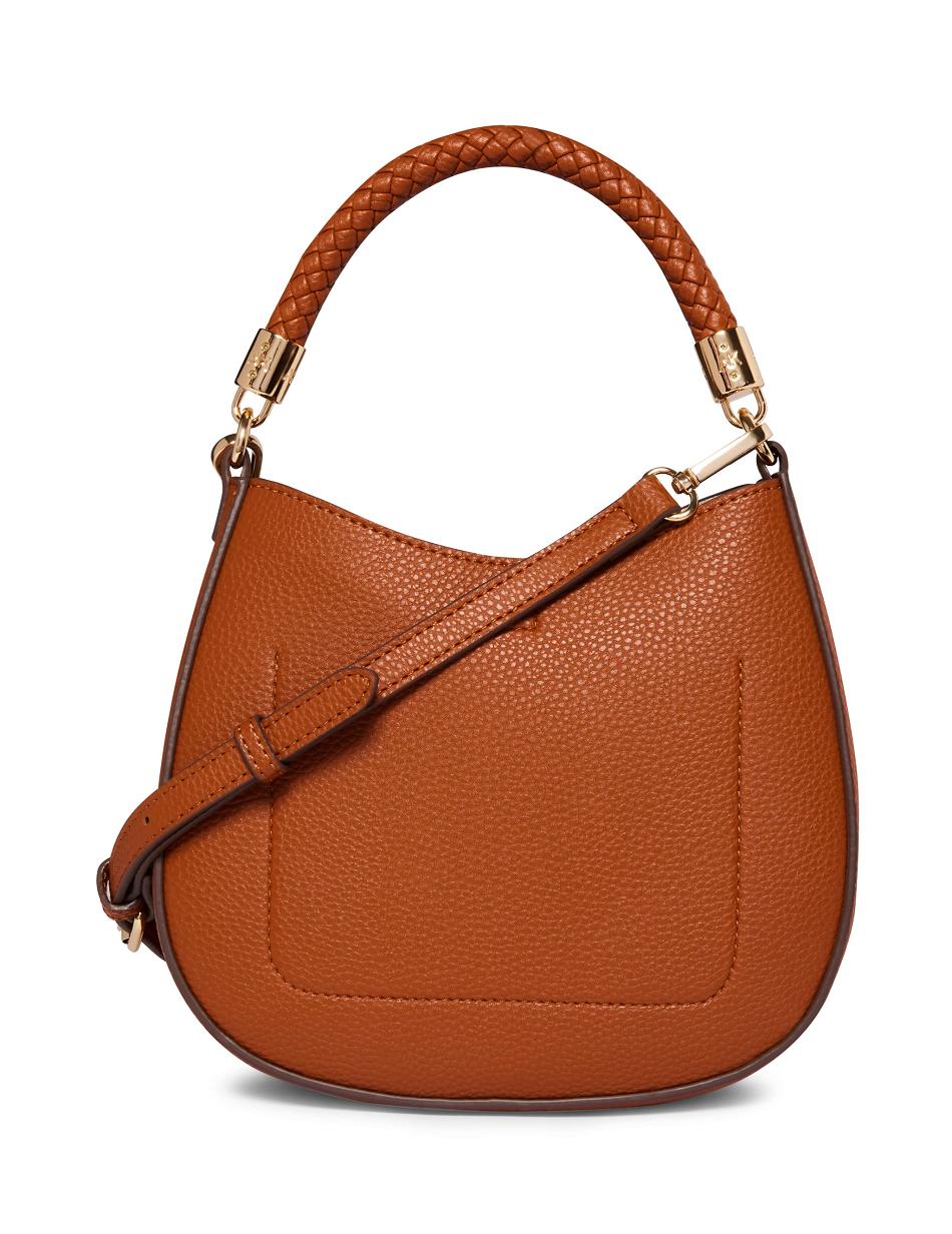 Anne Klein Braided Handle Hobo Crossbody Bags orange | FAUUI24737