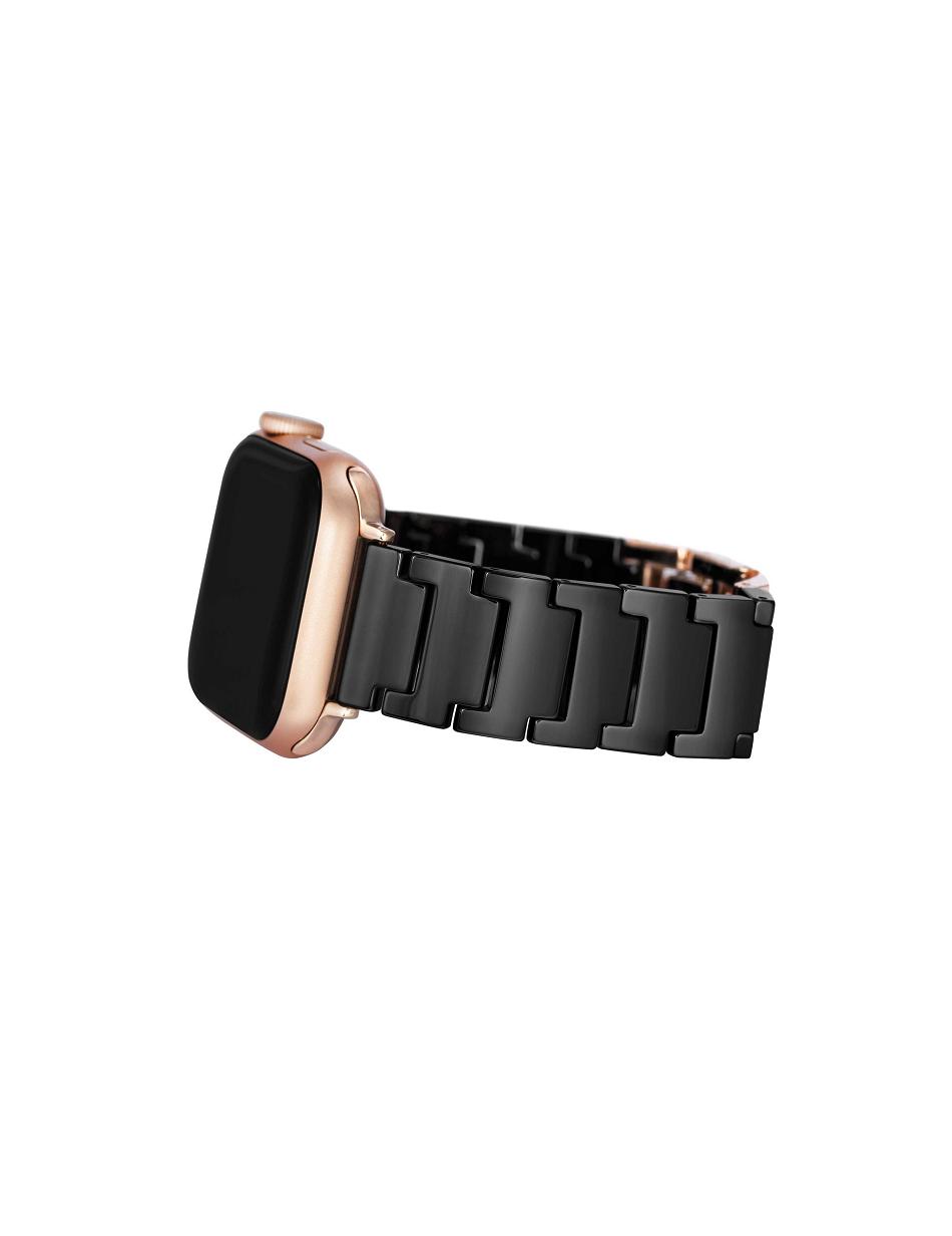 Anne Klein Ceramic Bracelet Band Apple Watch Accessories Black / Rose / Gold | AUZDE18449