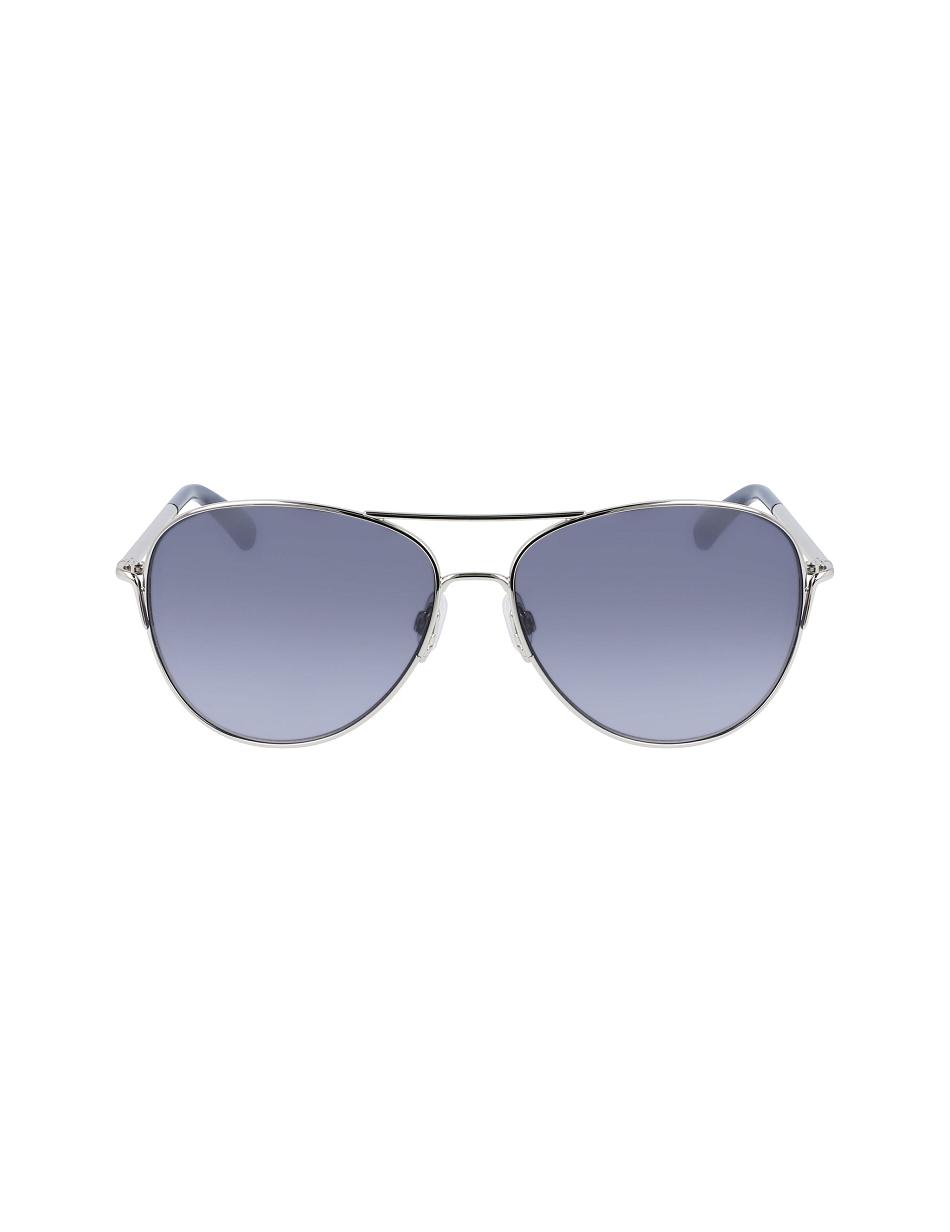 Anne Klein Classic Sunglasses Aviator Silver | FAUUI25320