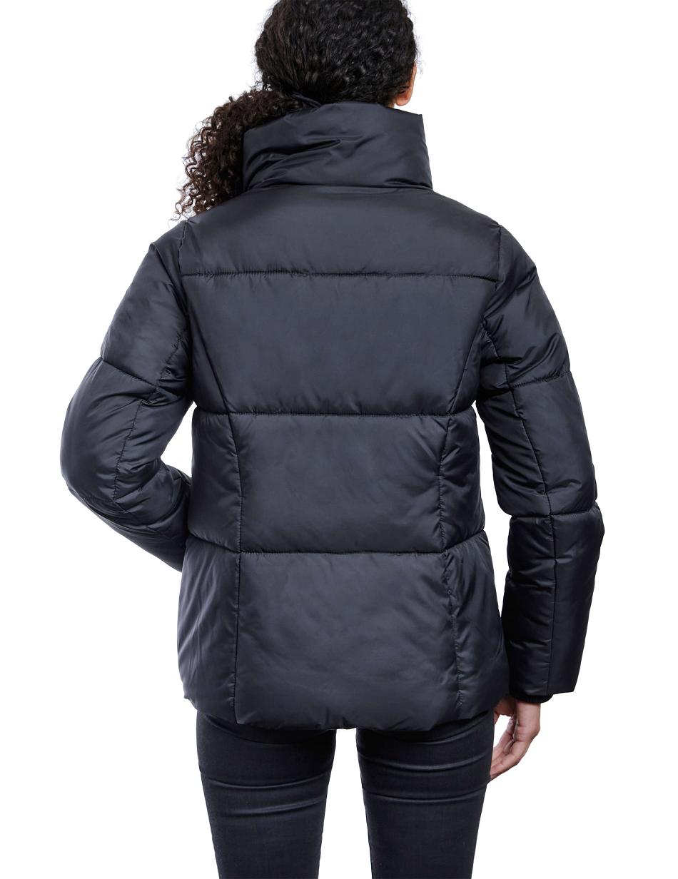 Anne Klein Consider It Short Puffer Jacket Outerwear Black | FAUUI47645