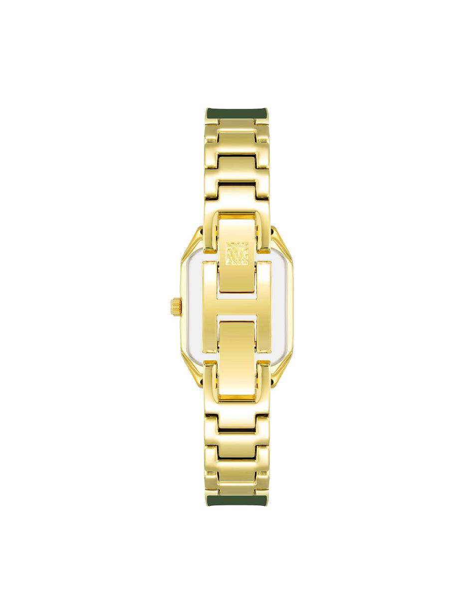 Anne Klein Elegant Bangle Bracelet Watch Metals Green / gold | MAUFT74514