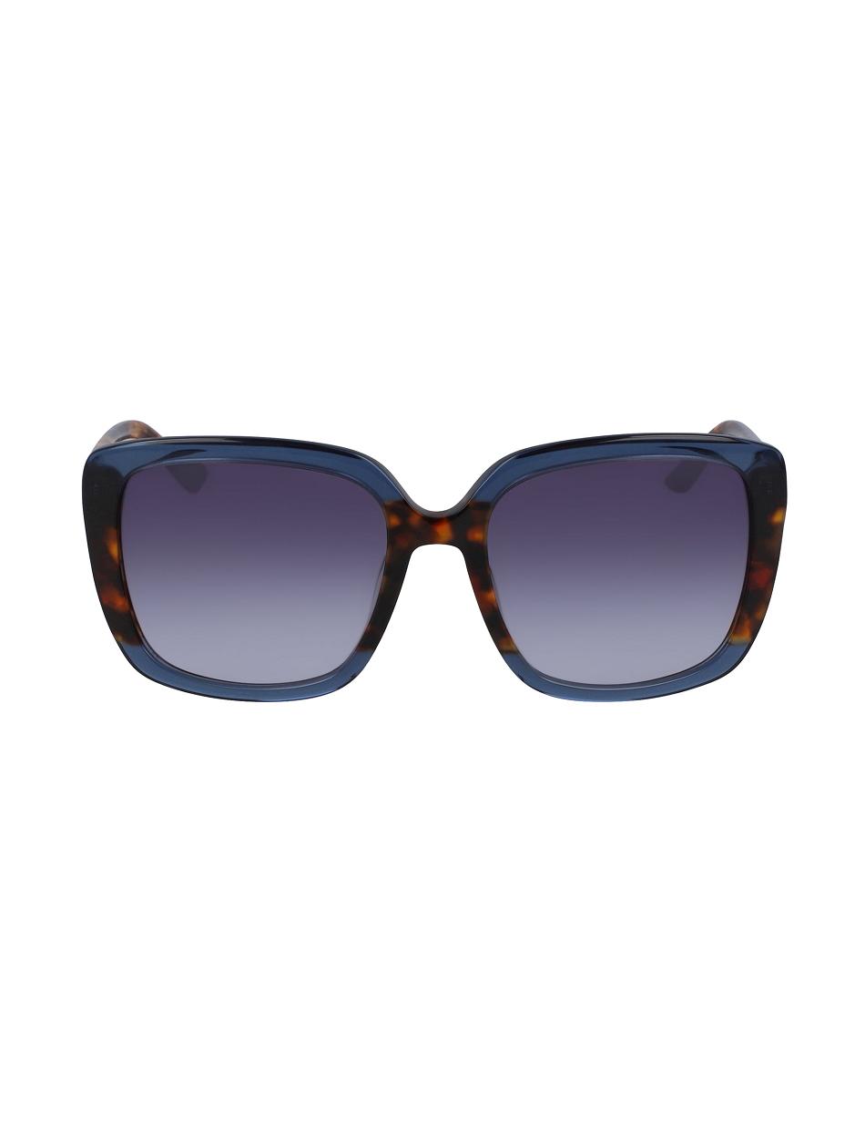 Anne Klein Frame Sunglasses Oversized Blue | DAUVO63228