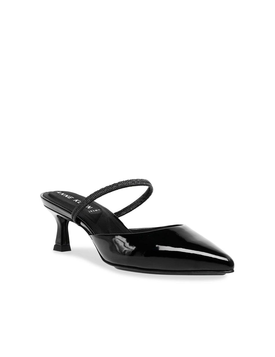 Anne Klein Iella Convertible Pump Heels Black | QAUUV97863