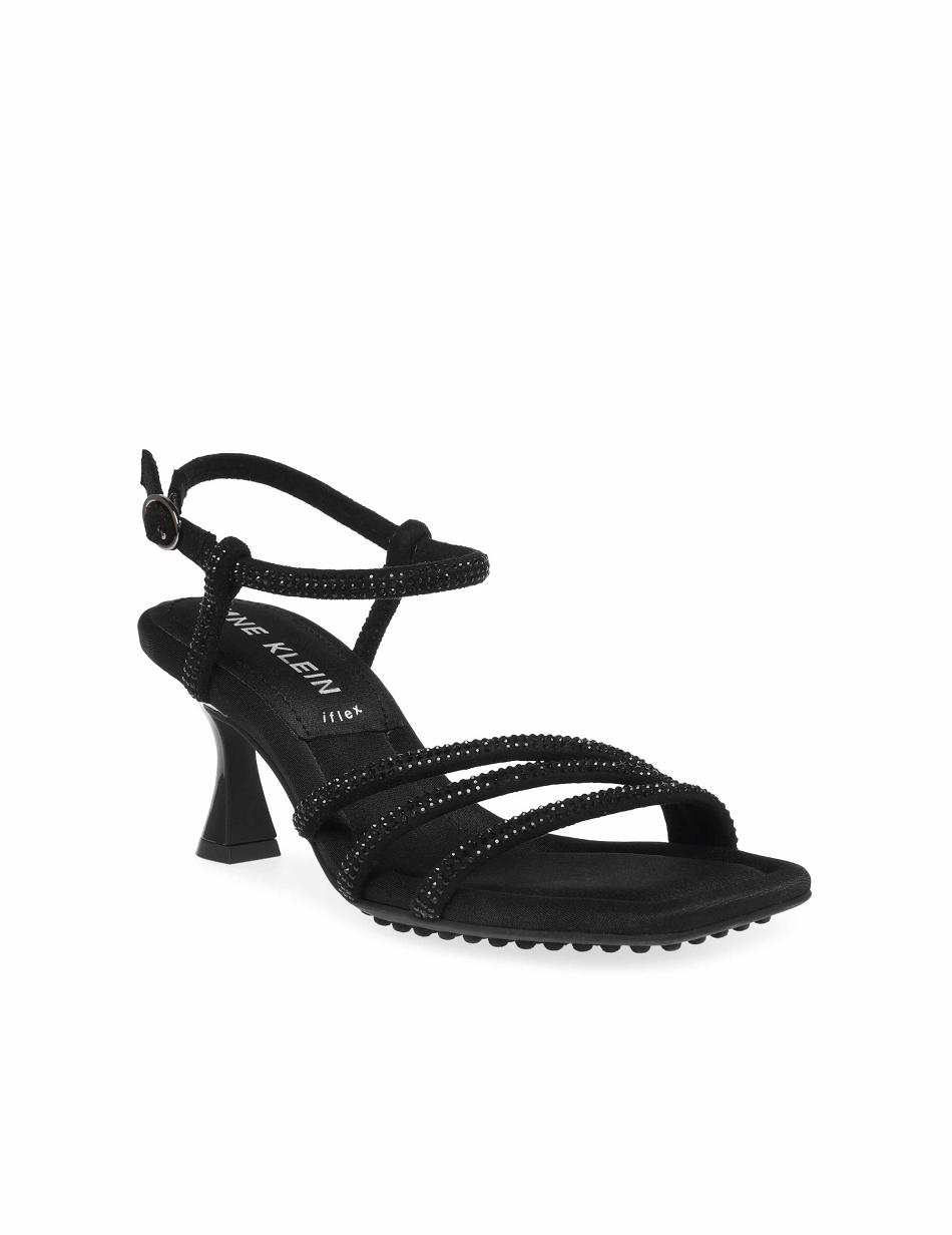 Anne Klein Jelyssa-C Sandal Best Sellers Black | MAUFT75729