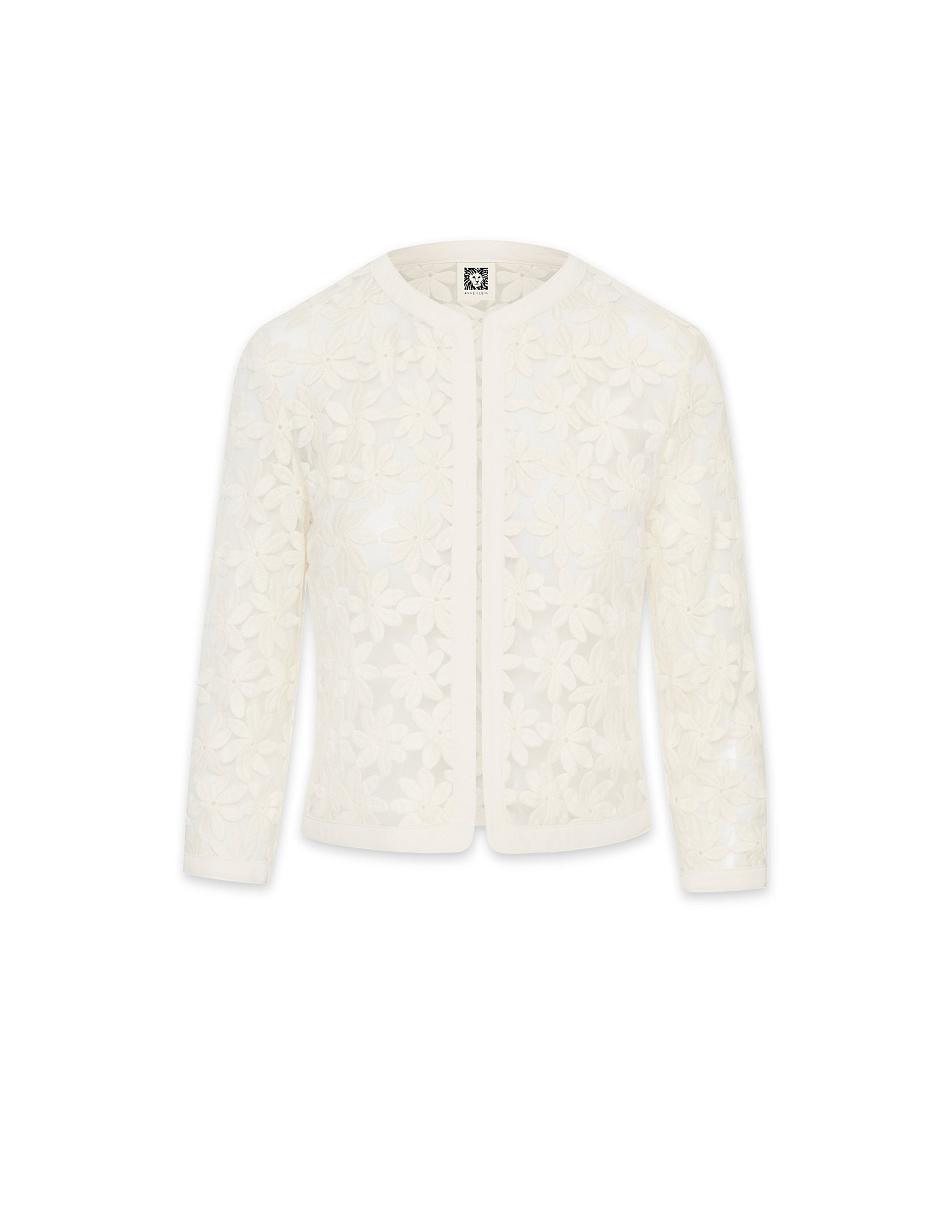 Anne Klein Lace Cardigan Jacket Petite White | AUCIF89874