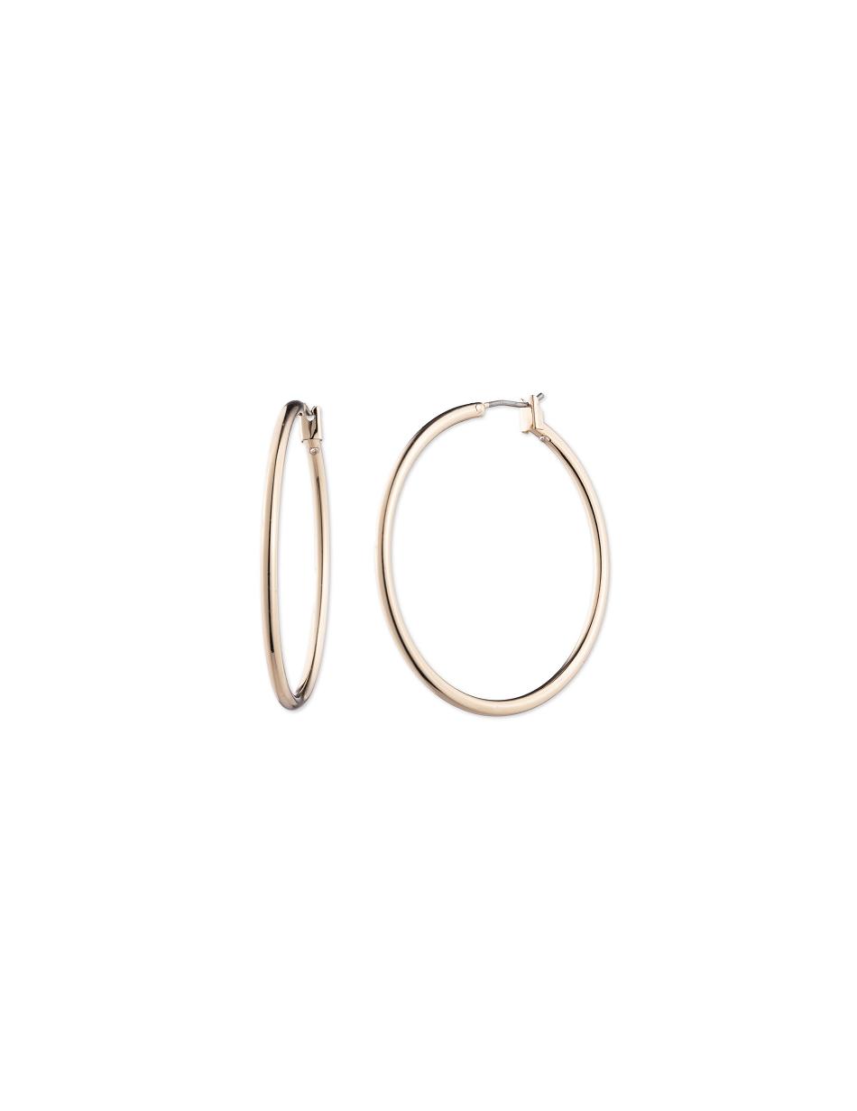 Anne Klein Large Gold-Tone Hoop Earrings Gold | LAUSX65636