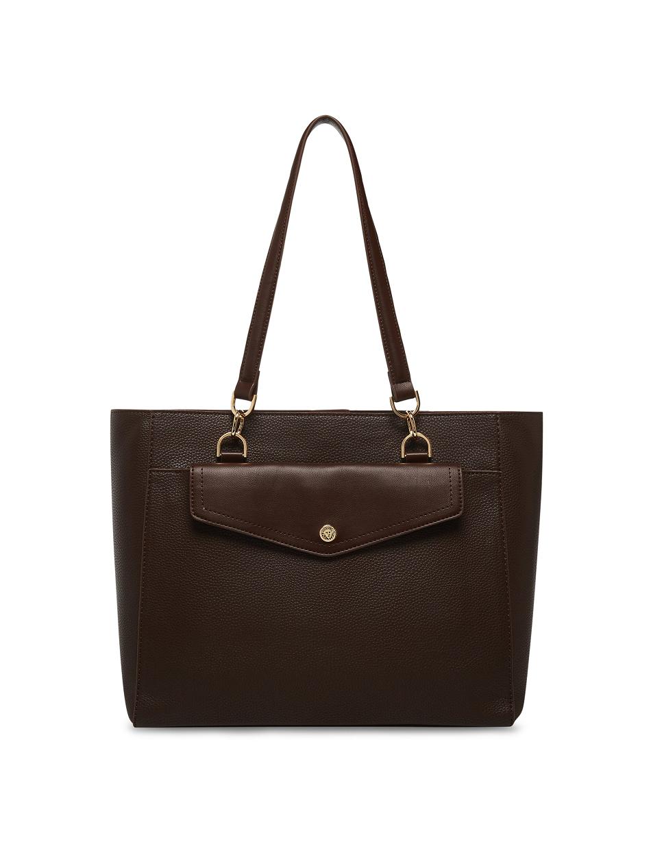 Anne Klein Large With Pouch Tote Bags chocolate | AUJZR50420