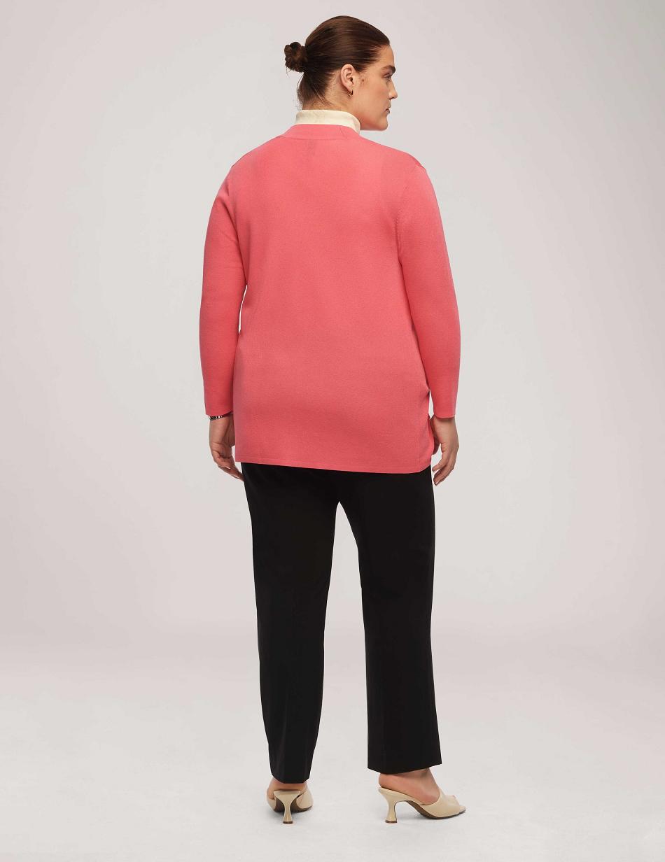 Anne Klein Malibu Cardigan Plus Size Pink | AUZPD52221