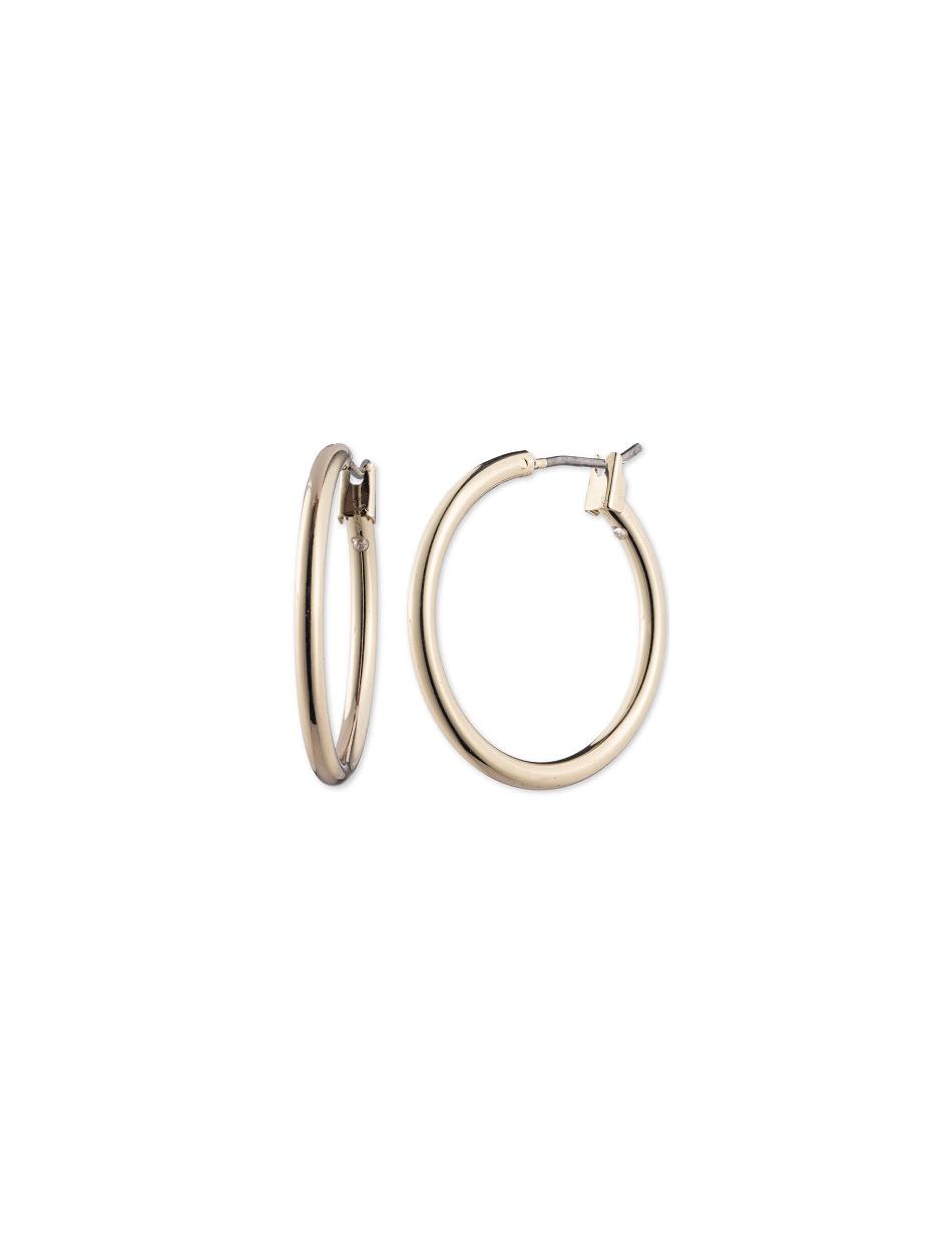 Anne Klein Medium Gold-Tone Hoop Pierced Earrings Gold | GAUEC89912