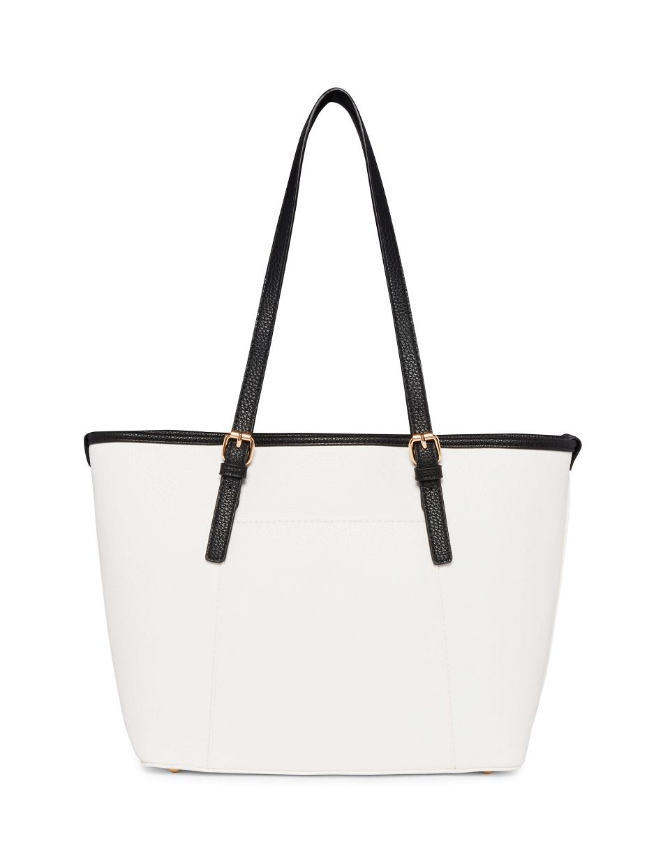 Anne Klein Medium Perfect Tote Bags White / Black | AUXBR91526