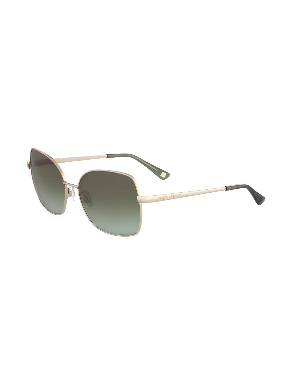 Anne Klein Metal Butterfly Sunglasses Square Green / gold | FAUHY18308