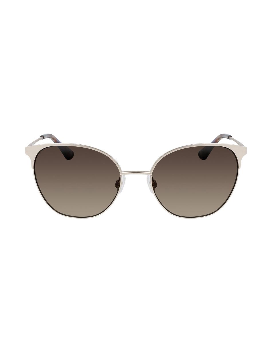 Anne Klein Metal Sunglasses Round Gold | AAUDF95400