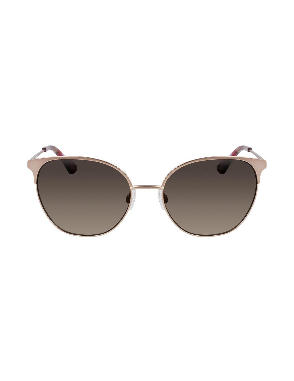 Anne Klein Metal Sunglasses Round Rose / Gold | BAUSO30093