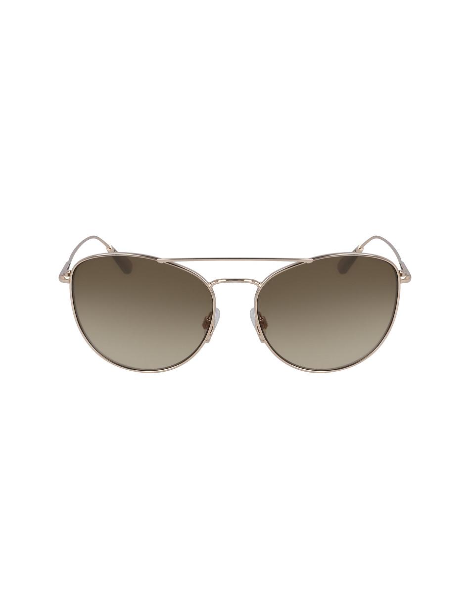 Anne Klein Metal Trendy Aviator Sunglasses Average Size Gold | FAUHY13923