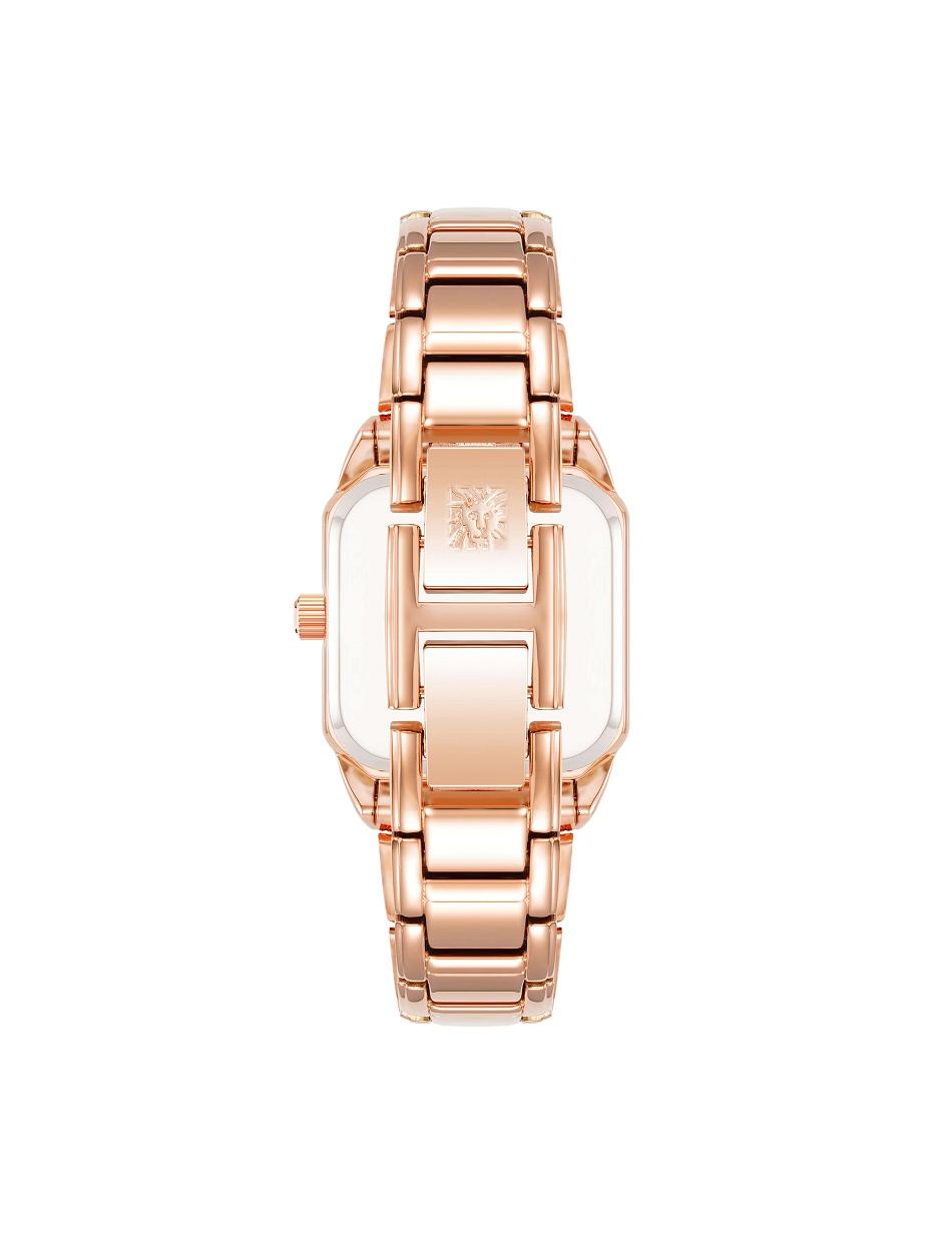 Anne Klein Modern Square Case Watch Metals Rose / Gold | FAUHY97655